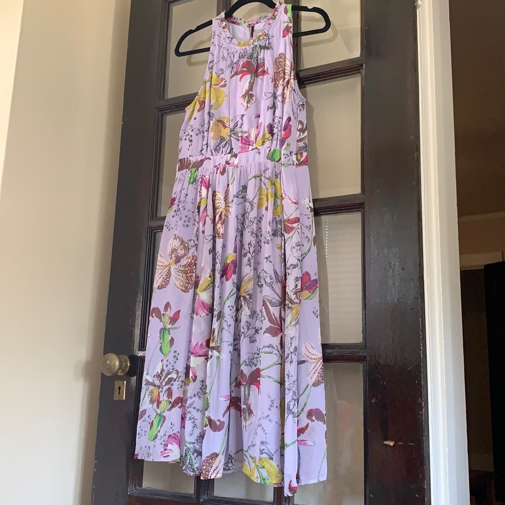 Anthropologie Hermia midi dress ~ size 10P
